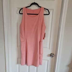 Freely Pink Sleeveless Athletic Mini Dress for Casual Wear Sz XL